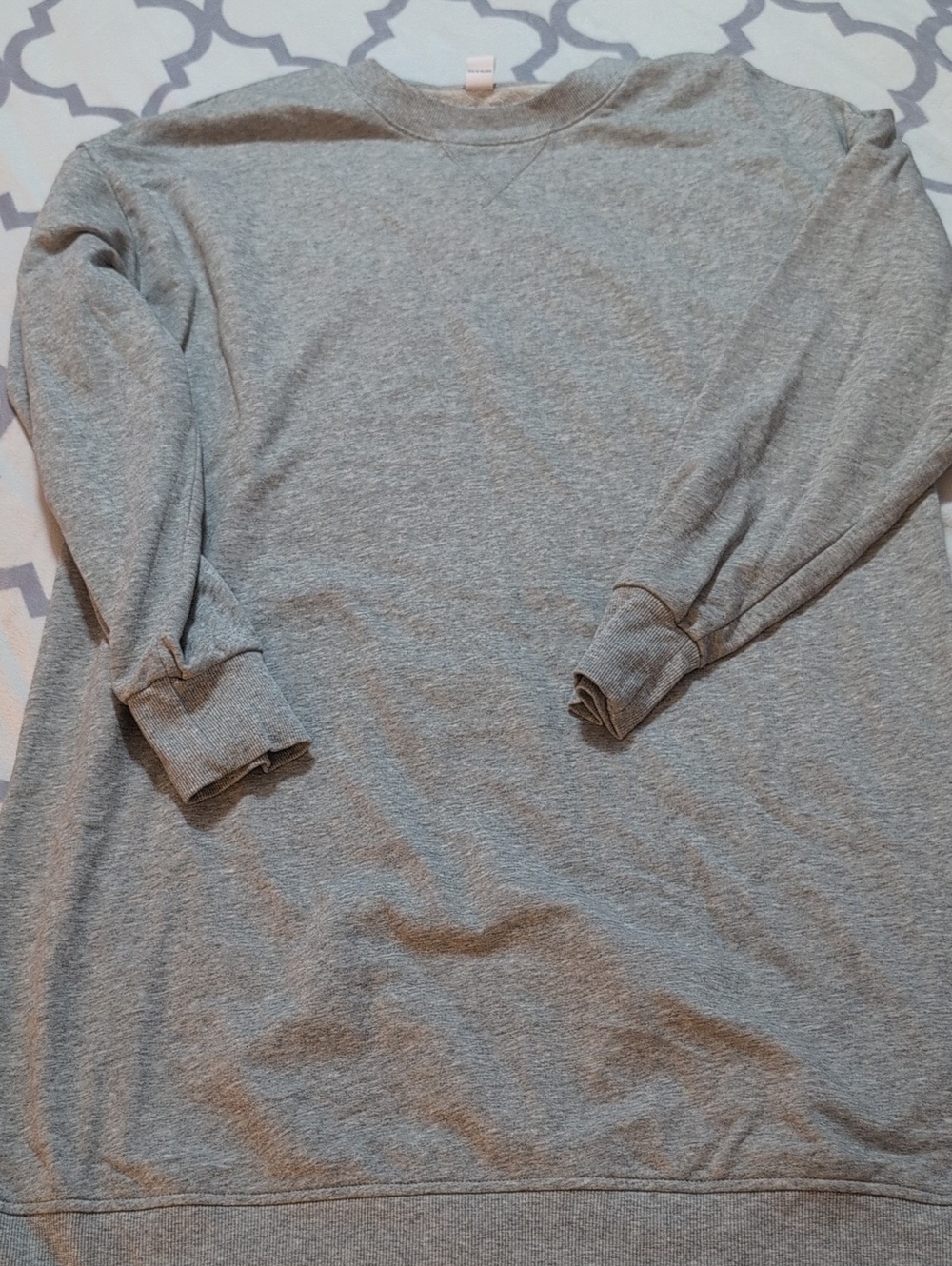 Old Navy Light Heather Gray Crewneck Sweatshirt